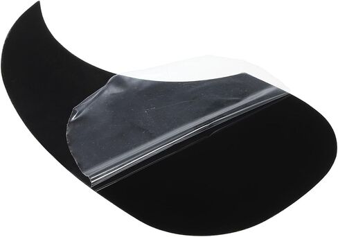 Generic Acoustic Guitar Pickguard Fit 41 Inch Self Adhesive Left Handed Acoustic-Electric Guitar Parts Water Drop Shape Black in Saudi Arabia