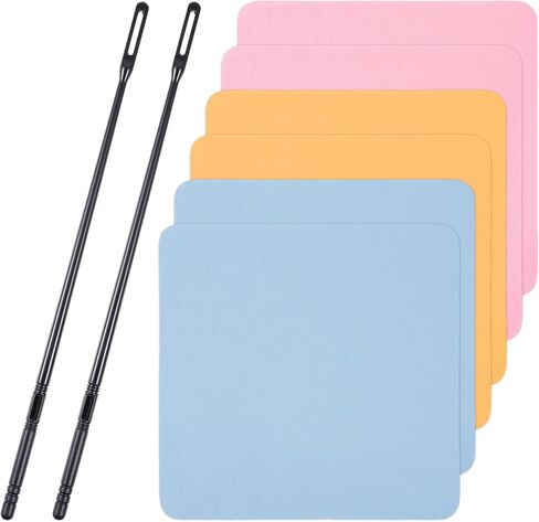 8Pcs Flute Cleaning Rod, Flute Cleaning Kit, Flutes Swab and Polishing Fluted Cleanings Cloth, Fluteing Accessories for Flutes Maintenance Tools in Kuwait