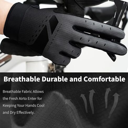 VXW Dirt Bike Gloves for Men - Breathable Cycling/Motocross/MTB Gear & Accessories - Reflective BMX, ATV, Off Road, Hiking, Bicycle Hand Wear - Lightweight Stretch Fit in Kuwait
