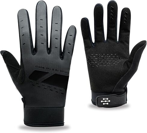 VXW Dirt Bike Gloves for Men - Breathable Cycling/Motocross/MTB Gear & Accessories - Reflective BMX, ATV, Off Road, Hiking, Bicycle Hand Wear - Lightweight Stretch Fit in Kuwait