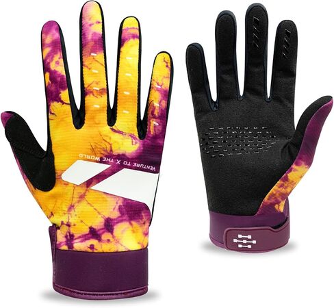 VXW Dirt Bike Gloves for Men - Breathable Cycling/Motocross/MTB Gear & Accessories - Reflective BMX, ATV, Off Road, Hiking, Bicycle Hand Wear - Lightweight Stretch Fit in Kuwait