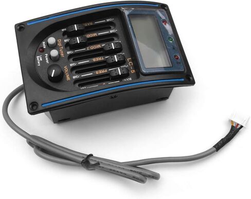 5 Band Pickup Equalizer Volume Control for Electric Box Guitar with LCD Display Great Tone and Pickup Range Amplification in Saudi Arabia