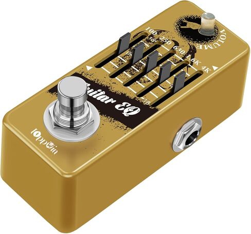 5-Band Guitar Graphic Equalizer Pedal & DC 9V Guitar Pedal Power Supply Adapter in Kuwait