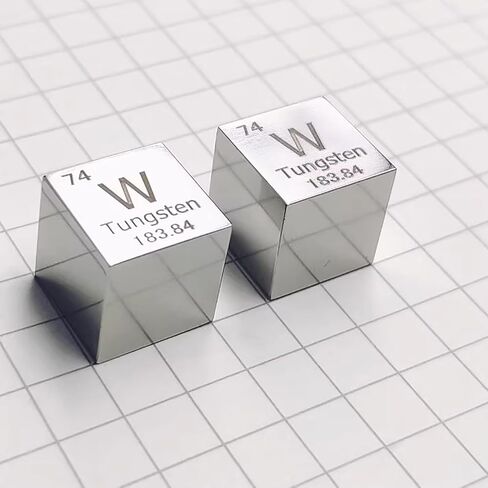 Tungsten Cubes Metal Density Cubes Pure 99.95% for Element Collections Lab Experiment (W 0.39Inch) in Kuwait