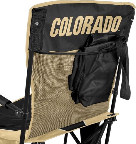 FANMATS NCAA Colorado Buffaloes Hard Arm Chair – Steel Frame with Double Layered Polyester | Team Color | Mesh Cup Holders in Saudi Arabia
