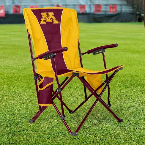 FANMATS NCAA Minnesota Golden Gophers Hard Arm Chair – Steel Frame with Double Layered Polyester | Team Color | Mesh Cup Holders in Saudi Arabia