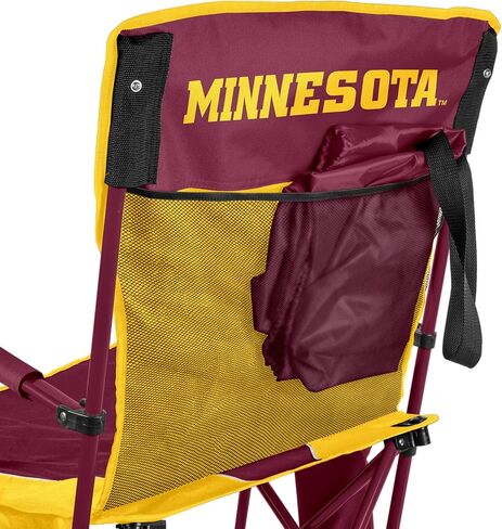 FANMATS NCAA Minnesota Golden Gophers Hard Arm Chair – Steel Frame with Double Layered Polyester | Team Color | Mesh Cup Holders in Saudi Arabia