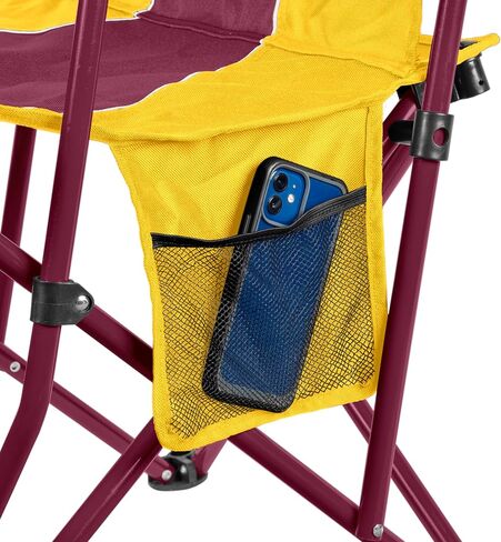 FANMATS NCAA Minnesota Golden Gophers Hard Arm Chair – Steel Frame with Double Layered Polyester | Team Color | Mesh Cup Holders in Saudi Arabia