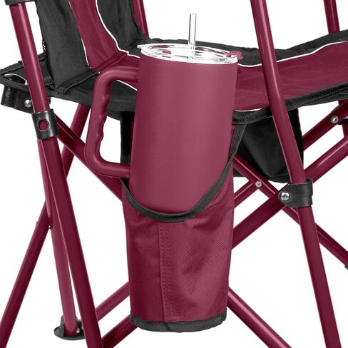كرسي بذراع صلب من FANMATS NCAA Montana Grizzlies - إطار فولاذي مع طبقة مزدوجة من البوليستر | لون الفريق | حاملات أكواب شبكية in Saudi Arabia