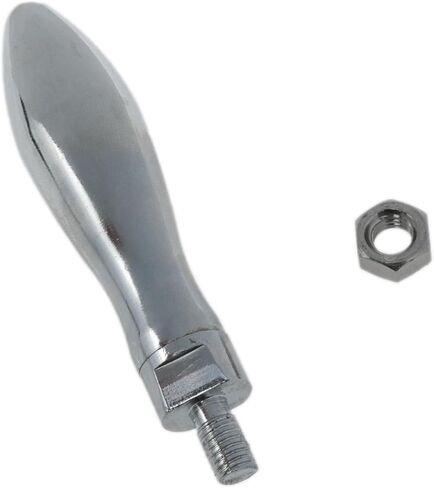 Silver M8 Alloy Revolving Handles Threaded Handle Crank Hand Wheel with Nuts for milling Machines, lathes, Grinders, Mechanical Equipment, Instruments and Industrial Equipment 1PCS in Saudi Arabia