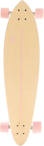GoldCoast Classic Pink Pintail - لوح طويل بطول 37.75 بوصة من خشب القيقب الكندي مزود بعجلات مقاس 70 مم ومحامل دقيقة للتنقل السلس in Saudi Arabia