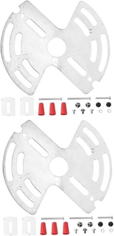 2sets Ceiling Mount Light Fixture Bracket Mounting Plate Easy Install DIY Light Tools in Saudi Arabia