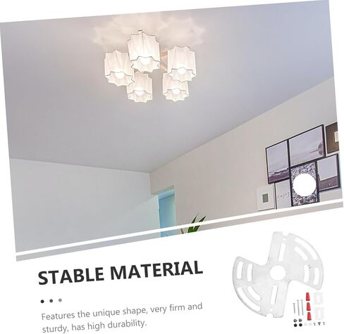 2sets Ceiling Mount Light Fixture Bracket Mounting Plate Easy Install DIY Light Tools in Saudi Arabia