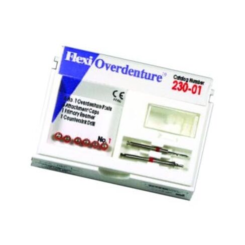 230-01 Flexi-Overdenture Posts #1 Red Stainless Steel in Kuwait