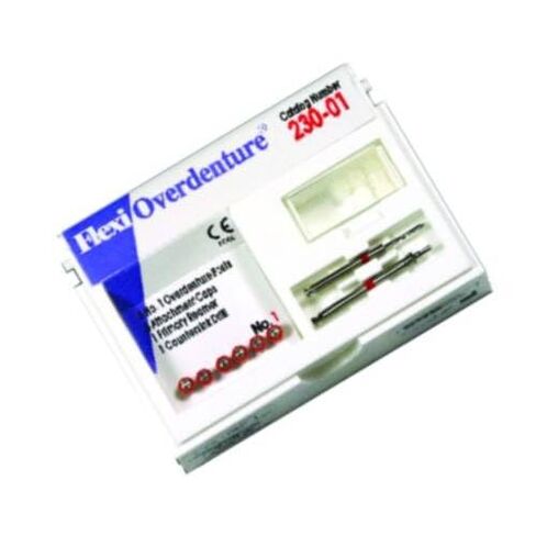 230-01 Flexi-Overdenture Posts #1 Red Stainless Steel in Kuwait