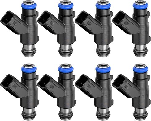 Performance Fuel Injectors For Ford Mustang F150 Explorer Edge Flex 2011 2012 2013 2014 2015 2016 2017 2018 2019, For Lincoln MKX V6 3.5L 3.7L 2011-2018, # 0280158191, 4 Holes, Set of 6 in Kuwait