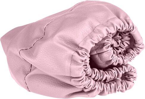 مجموعة أغطية كراسي الأسنان مكونة من 4 قطع - جلد بولي يوريثان بالكامل، حافظة واقية مقاومة للماء ومرنة لمعدات طبيب الأسنان (متوسط ​​الحجم، وردي) in Kuwait