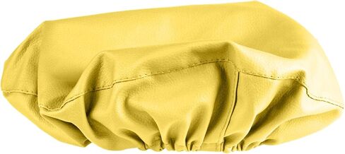 طقم أغطية كراسي الأسنان مكون من 4 قطع - جلد بولي يوريثان بالكامل، حافظة واقية مقاومة للماء ومرنة لمعدات طبيب الأسنان (متوسط ​​الحجم، أصفر) in Kuwait