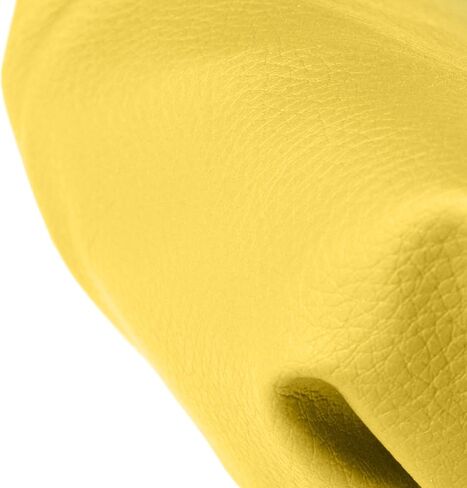 طقم أغطية كراسي الأسنان مكون من 4 قطع - جلد بولي يوريثان بالكامل، حافظة واقية مقاومة للماء ومرنة لمعدات طبيب الأسنان (متوسط ​​الحجم، أصفر) in Kuwait