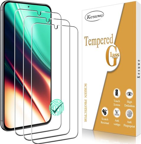 Kesuwe [3 Pack] Privacy Screen Protector for Samsung Galaxy S25 Plus, Support Fingerprint Unlock, Anti Spy, Anti Scratch, Bubble Free in Kuwait