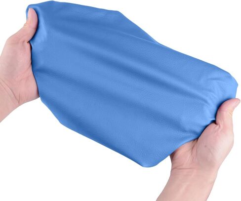 طقم أغطية كراسي الأسنان مكون من 4 قطع - جلد بولي يوريثان بالكامل، حافظة واقية مقاومة للماء ومرنة لمعدات طبيب الأسنان (متوسط ​​الحجم، أزرق ليك) in Kuwait