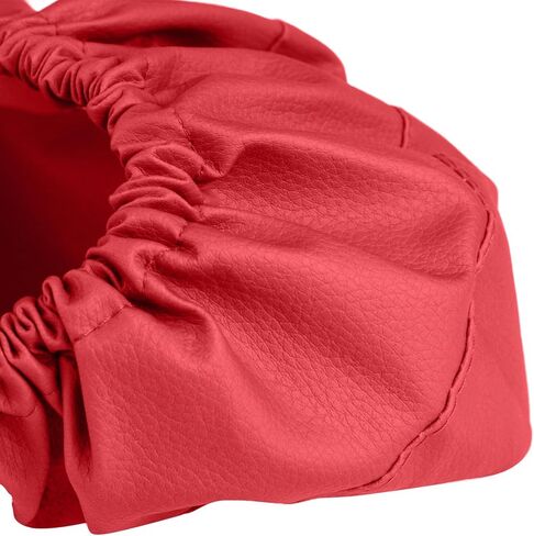 طقم أغطية كراسي الأسنان مكون من 4 قطع - جلد بولي يوريثان بالكامل، حافظة واقية مقاومة للماء ومرنة لمعدات طبيب الأسنان (متوسط ​​الحجم، أحمر) in Kuwait