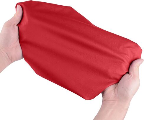 طقم أغطية كراسي الأسنان مكون من 4 قطع - جلد بولي يوريثان بالكامل، حافظة واقية مقاومة للماء ومرنة لمعدات طبيب الأسنان (متوسط ​​الحجم، أحمر) in Kuwait