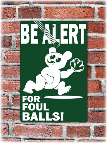 Wrigley Field Foul Ball Sign in Saudi Arabia