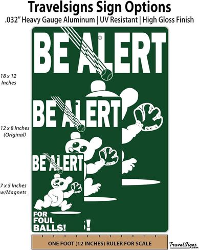 Wrigley Field Foul Ball Sign in Saudi Arabia