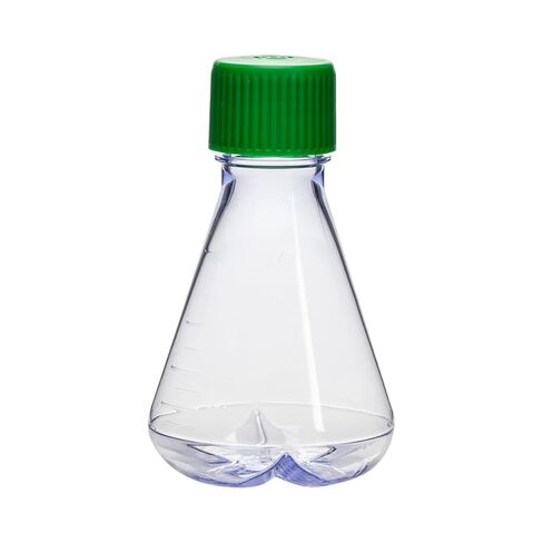 250ml Plastic Erlenmeyer Flask, 12Pcs Sterile Polycarbonate (PC) Conical Flask with Vent Cap for Lab Experiment Chemistry Science, Graduated, Individual Package, Baffled in Saudi Arabia