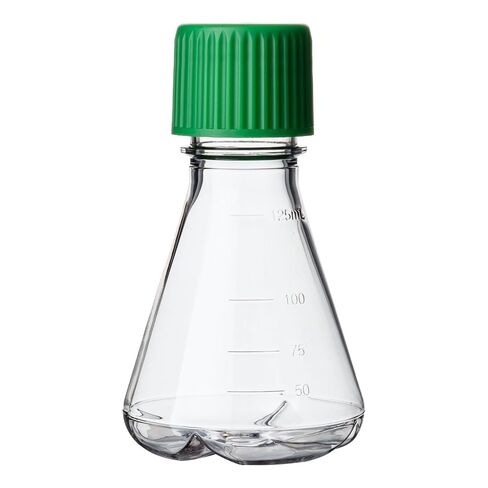 250ml Plastic Erlenmeyer Flask, 12Pcs Sterile Polycarbonate (PC) Conical Flask with Vent Cap for Lab Experiment Chemistry Science, Graduated, Individual Package, Baffled in Saudi Arabia