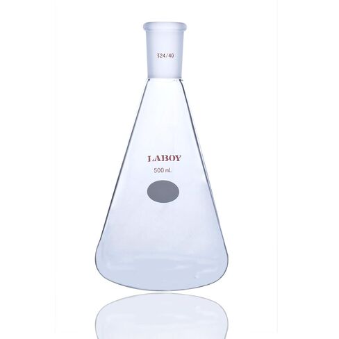Laboy Glass 1000mL Erlenmeyer Flask Heavy Wall with 24/40 Standard Taper Joint in Saudi Arabia