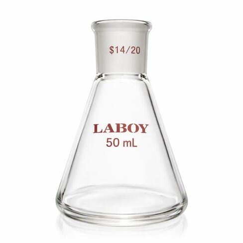 Laboy Glass 1000mL Erlenmeyer Flask Heavy Wall with 24/40 Standard Taper Joint in Saudi Arabia