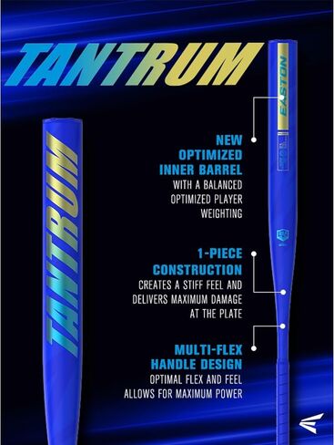 Easton | Tantrum Slowpitch Softball Bat | USA | 12.75" Barrel | Balanced in Saudi Arabia