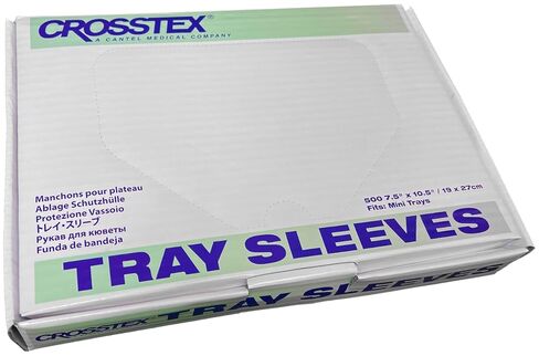 حافظة صينية بلاستيكية صغيرة من CrossTex BCTS710، طول 10.5 بوصة × عرض 7.5 بوصة، شفافة (عبوة من 500 قطعة) in Saudi Arabia