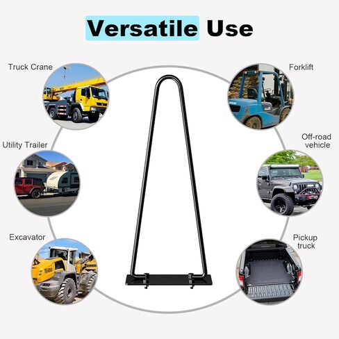 BATTIFE (2 Pack) Traffic Cone Holder for Truck, Rust-Resistant Heavy Duty Cone Bracket, Vertical Mount with Installation Screws, Cone Organizer for Transporting Safety Cones in Kuwait