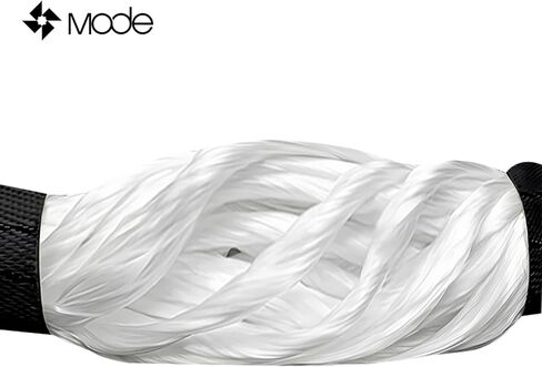 حبال وأشرطة رفع من البوليستر الأسود عالي التحمل مقاس 6.56 قدم × 1.96 بوصة | سعة تحميل 4409 رطل | أشرطة تزوير الجمالون الصناعية لرفع الرافعة (عبوة واحدة) in Kuwait