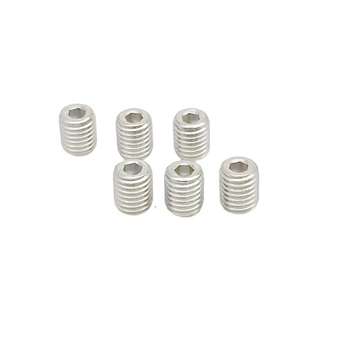 6pcs M7 x 9mm Grub Screws, Alloy Steel Hex Socket Set Screws for Speaker Amplifier Terminal in Saudi Arabia