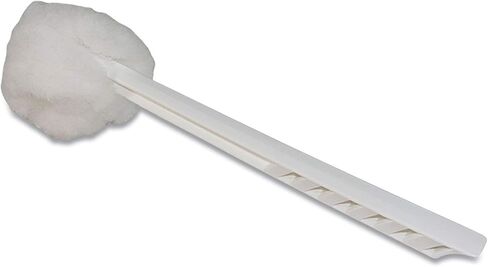 Impact 2042591 Deluxe Toilet Bowl Mop, 10-Inch Handle, White, 25/Carton in Kuwait