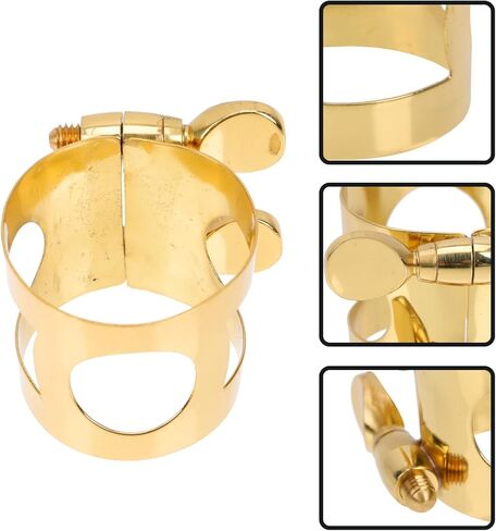 قابل للتعديل ألتو الساكسفون القصب كليب ضمد صغير الحجم النحاس الساكسفون المشبك أداة الرياح الملحقات in Kuwait