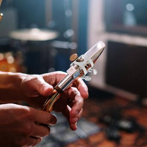 SUPVOX ألتو الساكسفون مشبك ربط الفضة السحابة ل ألتو الساكسفون المعبرة أداة الرياح جزء ساكس مشبك للرأس in Kuwait