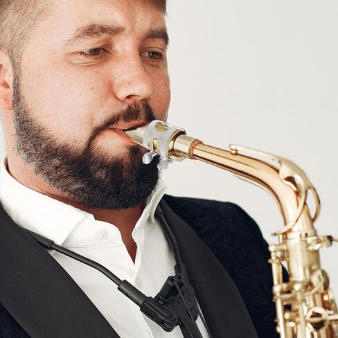 SUPVOX ألتو الساكسفون مشبك ربط الفضة السحابة ل ألتو الساكسفون المعبرة أداة الرياح جزء ساكس مشبك للرأس in Kuwait