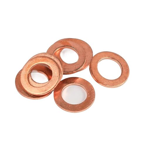 washers, Brass Flat Washer Sealing Rings Washers M5-M24 1-2mm Thickness 5-40 Pcs(M10x14x1(20pcs)) in Kuwait