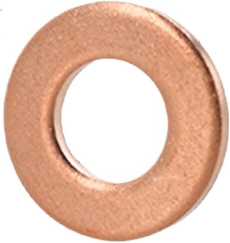 washers, Brass Flat Washer Sealing Rings Copper Gasket M3-M30 Assortment(M5x8x1.5 (50PCS)) in Kuwait