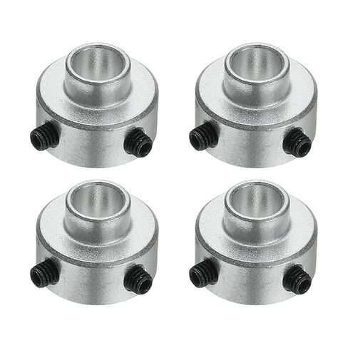 MECCANIXITY 4pcs Aluminium Alloy Shaft Collar, 1/4" ID 9/16" OD 7/16" Thickness Bore Shaft Locking Collars for Gearbox Assemblies, Machine Tools, Industrial Use in Kuwait