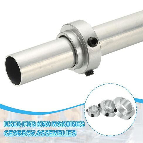 MECCANIXITY 4pcs Aluminium Alloy Shaft Collar, 1/4" ID 9/16" OD 7/16" Thickness Bore Shaft Locking Collars for Gearbox Assemblies, Machine Tools, Industrial Use in Kuwait