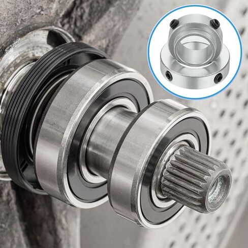 MECCANIXITY 4pcs Aluminium Alloy Shaft Collar, 1/4" ID 9/16" OD 7/16" Thickness Bore Shaft Locking Collars for Gearbox Assemblies, Machine Tools, Industrial Use in Kuwait