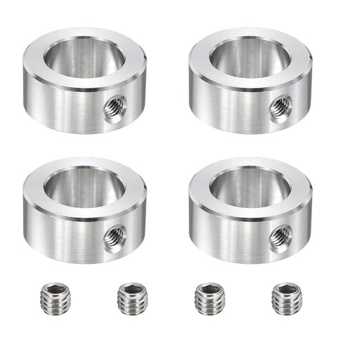 MECCANIXITY 4pcs Stainless Steel Shaft Collar, 20mm(13/16") ID 32mm(1 1/4") OD 14mm(9/16") Thickness Single Hole Bore Shaft Locking Collars for Gearbox Assemblies, Machine Tools in Kuwait