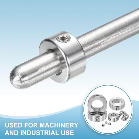 MECCANIXITY 4pcs Stainless Steel Shaft Collar, 20mm(13/16") ID 32mm(1 1/4") OD 14mm(9/16") Thickness Single Hole Bore Shaft Locking Collars for Gearbox Assemblies, Machine Tools in Kuwait