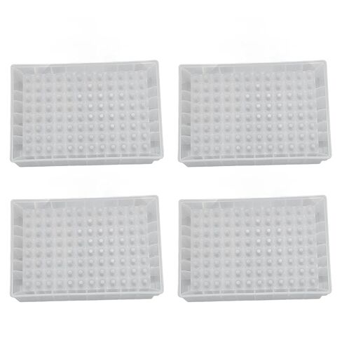 Estink 10 Pieces Deep Well Plate, 2.2mL Capacity, Polypropylene Storage Microplates for ID Systems and Automated Pipetting Systems in Kuwait
